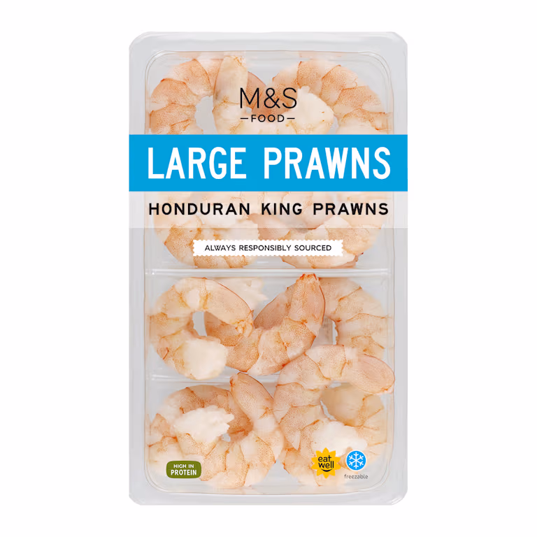 M&S Honduran Large King Prawns