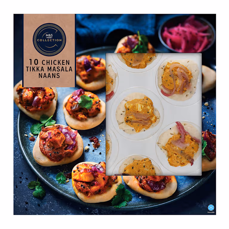 M&S Collection Chicken Tikka Masala Naans