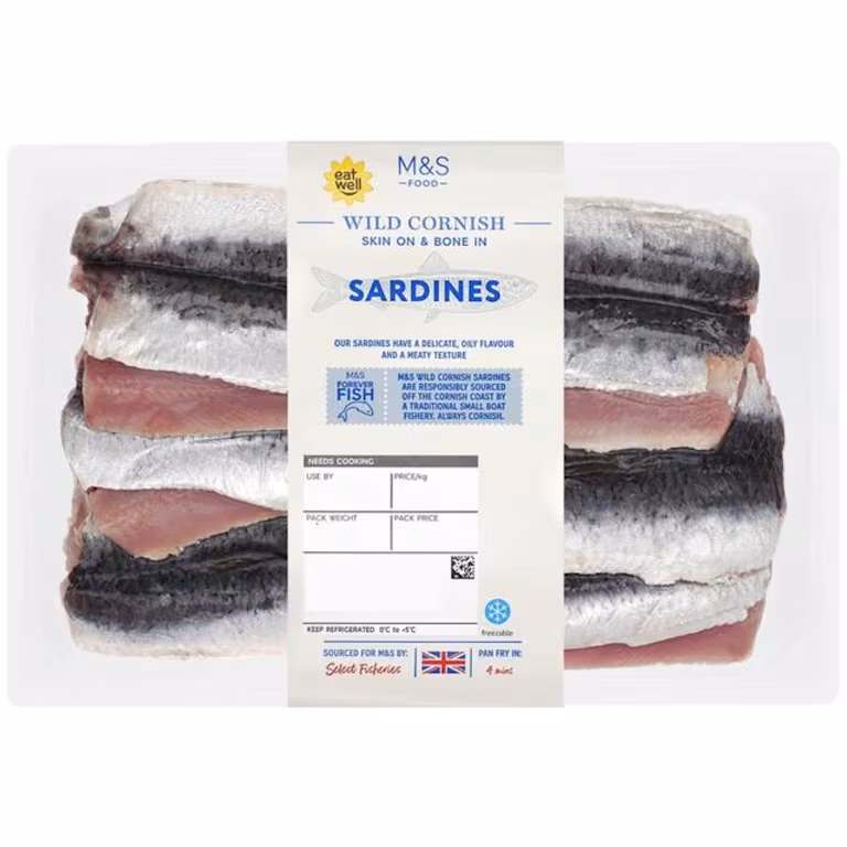 M&S Wild Cornish Sardines
