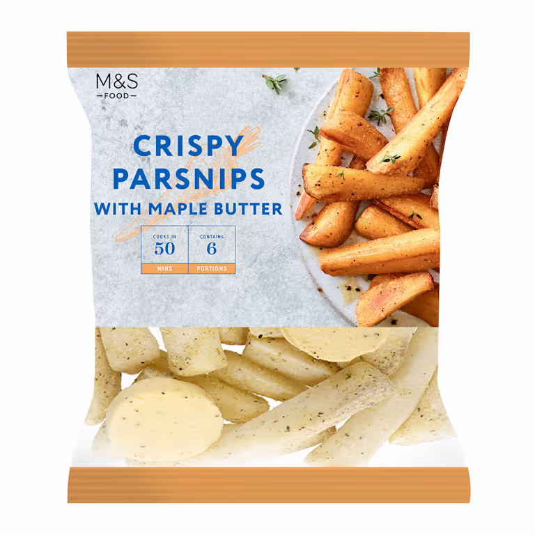 M&S Crispy Parsnips with Maple Butter