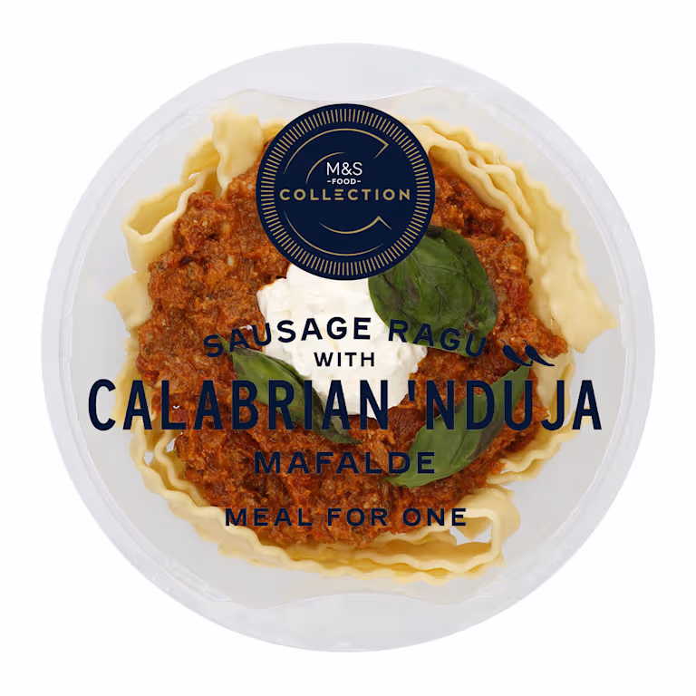 M&S Collection Sausage Ragu with Calabrian Nduja Mafalde