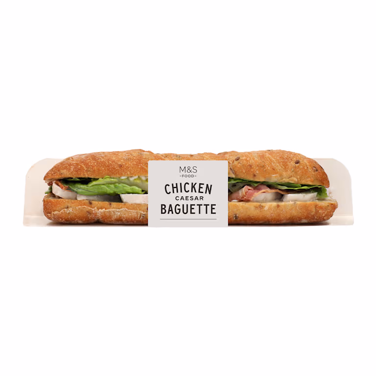 M&S Chicken Caesar Baguette<br />