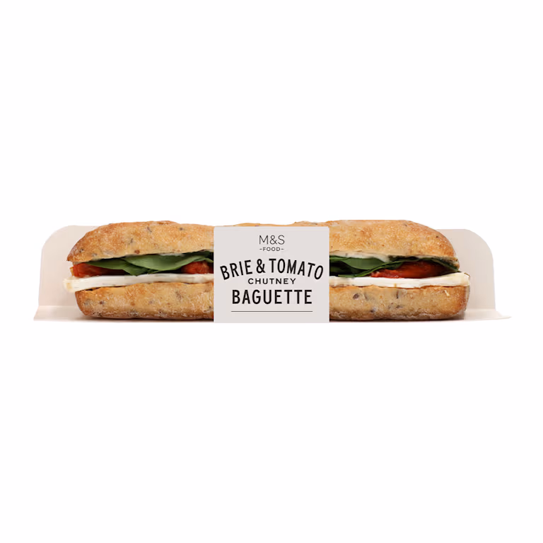 M&S Brie and Tomato Chutney Baguette