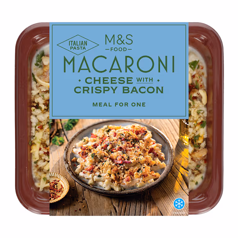 M&S Macaroni Cheese with Crispy Bacon