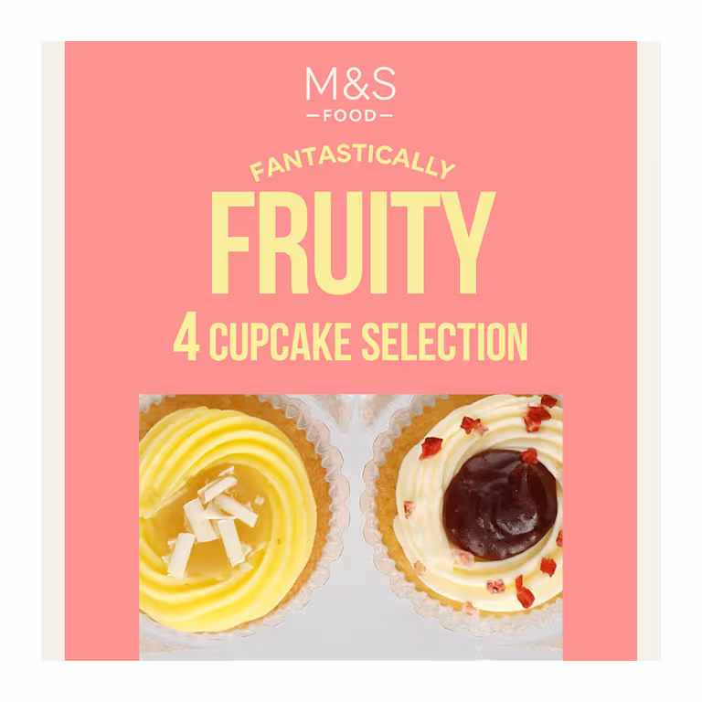 M&S Fantastically Fruity Cupcake Selection