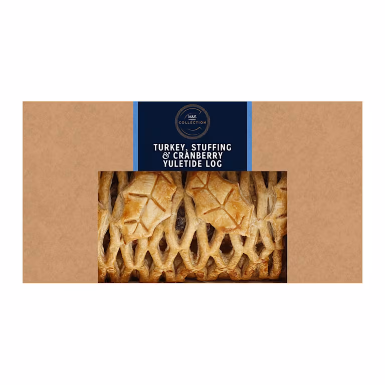 M&S Collection Turkey, Stuffing and Cranberry Yuletide Log