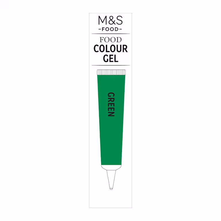 M&S Green Food Colour Gel