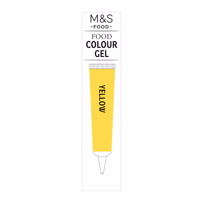 M&S Yellow Food Colour Gel