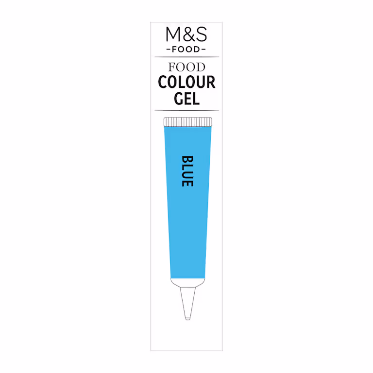 M&S Blue Food Colour Gel