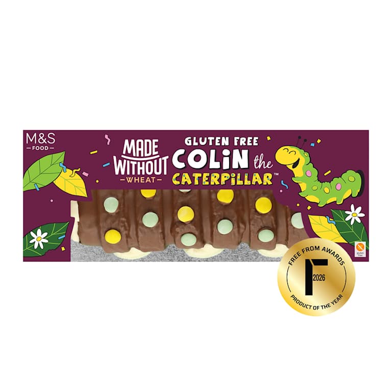 M&S Made Without Wheat Gluten Free Colin the Caterpillar