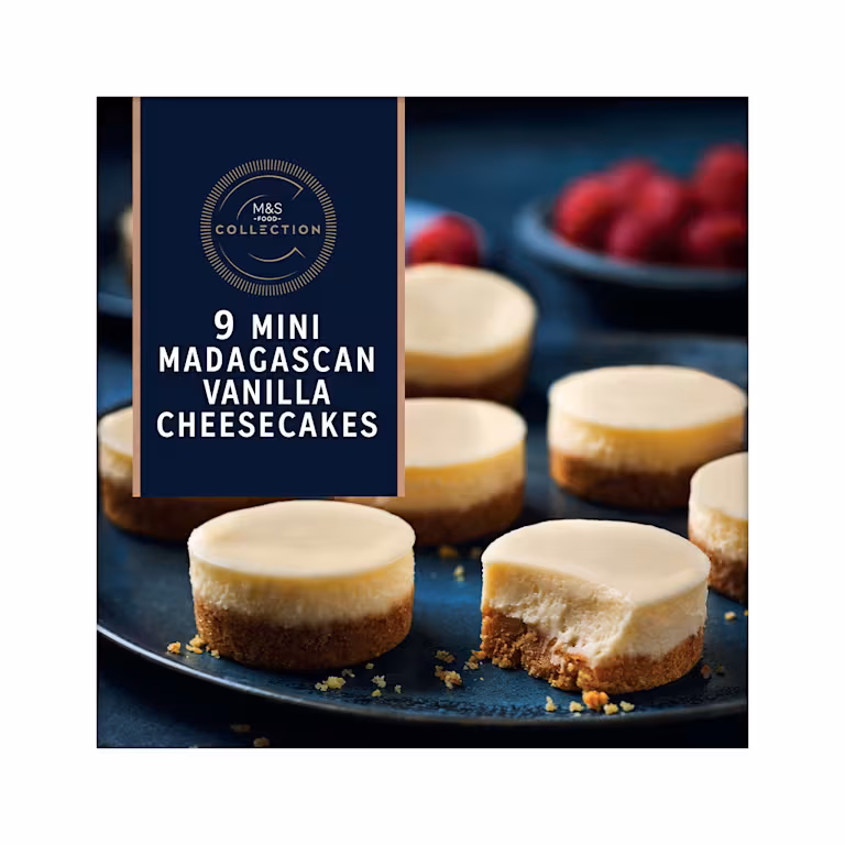 M&S Mini Madagascan Vanilla Cheesecakes