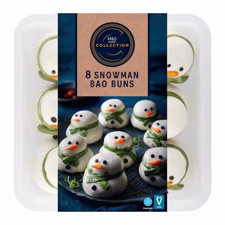 M&S Collection Snowman Bao Buns