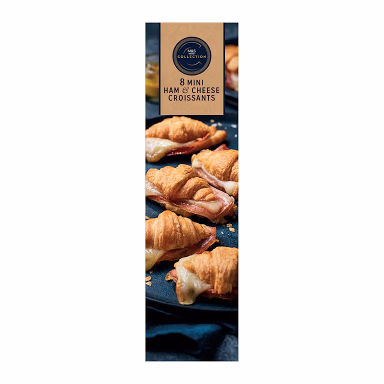 M&S Collection Mini Ham and Cheese Croissants
