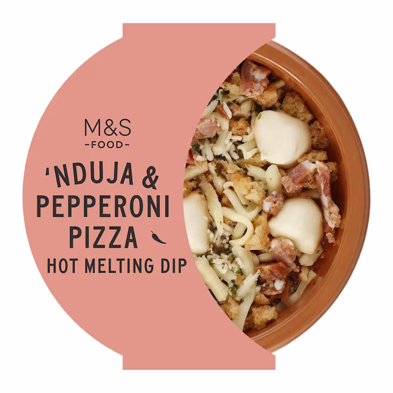 M&S Nduja and Pepperoni Pizza Hot Melting Dip