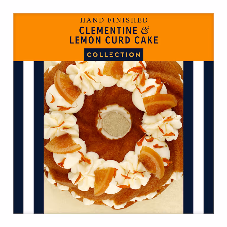 M&S Collection Hand Finished Clementine and Lemon Curd Cake