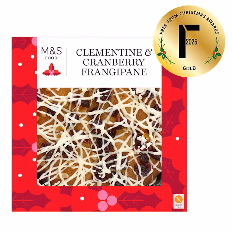 M&S Clementine and Cranberry Frangipane