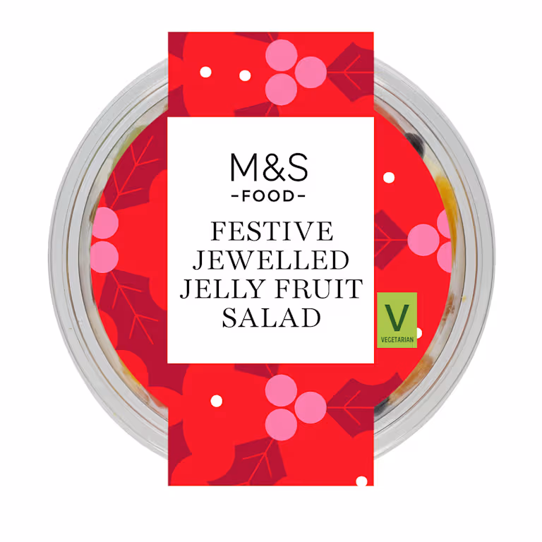 M&S Festive Jewelled Jelly Fruit Salad