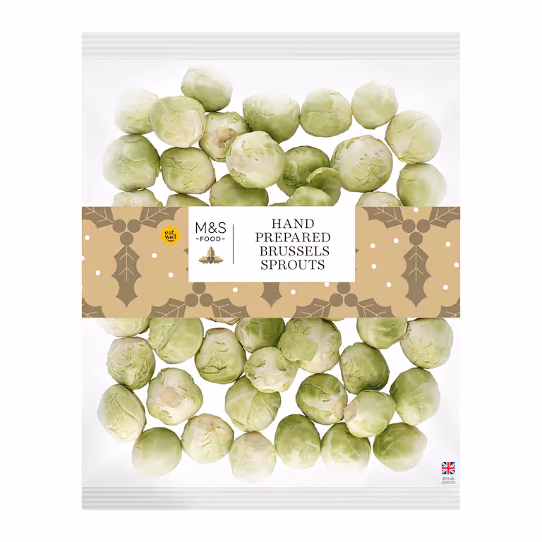 M&S Hand Prepared Brussels Sprouts
