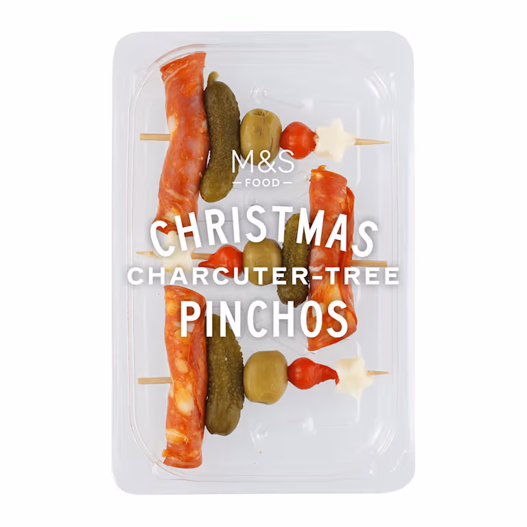 M&S Christmas Charcuter-tree Pinchos