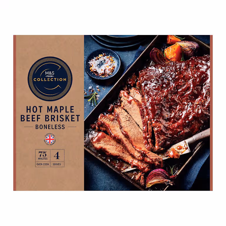 M&S Collection Hot Maple Beef Brisket