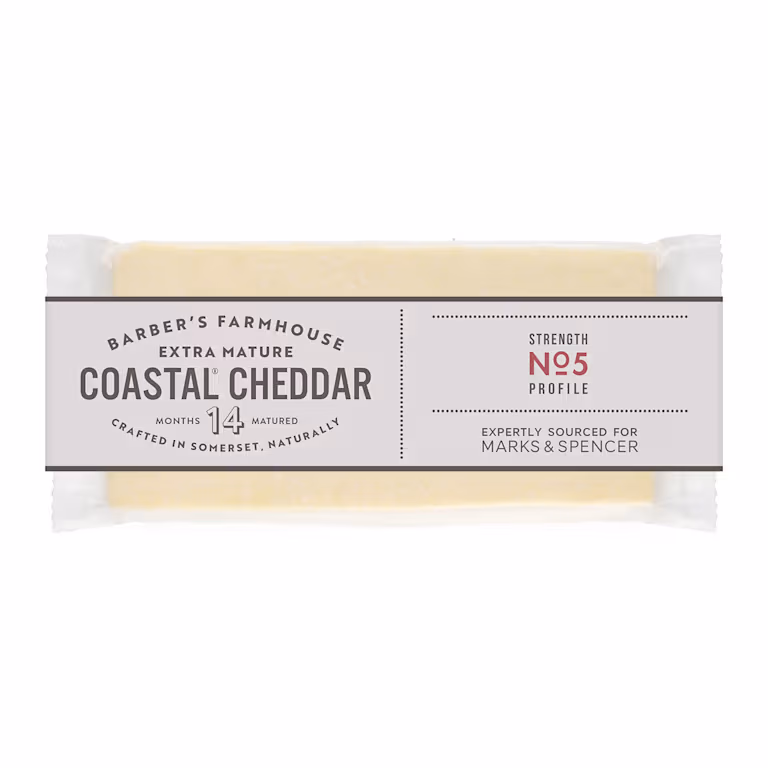 M&S Barber's Farmhouse Extra Mature Coastal Cheddar