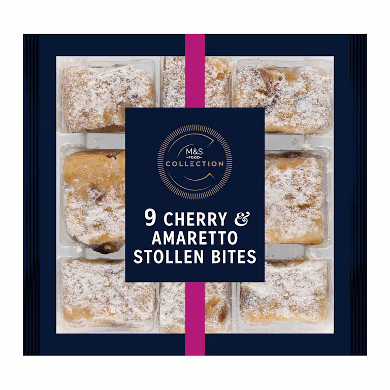 M&S Collection Cherry and Amaretto Stollen Bites