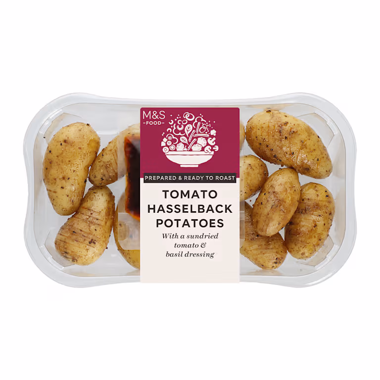 M&S Ready to Roast Tomato Hasselback Potatoes