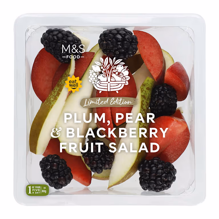 M&S Plum, Pear and Blackberry Fruit Salad