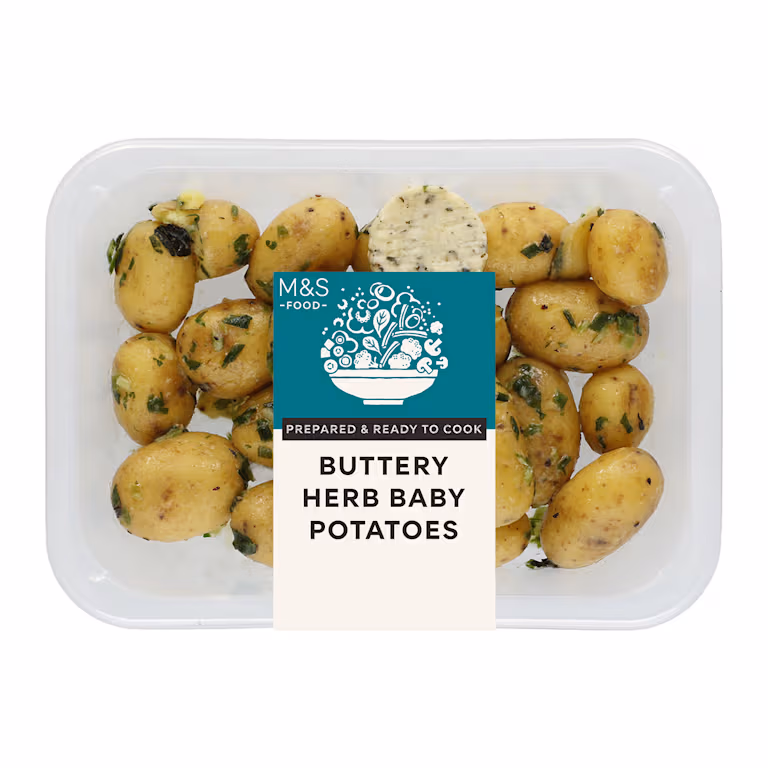 M&S Buttery Herb Baby Potatoes