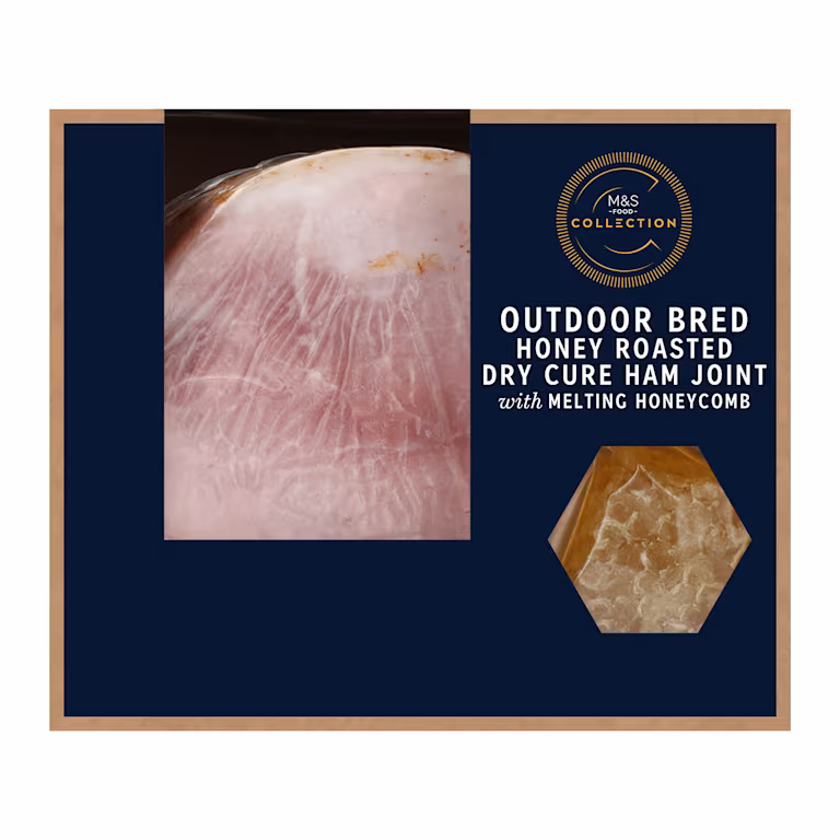M&S Collection Outdoor Bred Honey Roasted Dry Cure Ham Joint