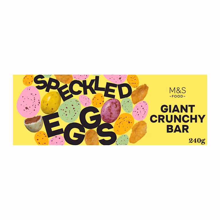 M&S Speckled Eggs Giant Crunchy Bar