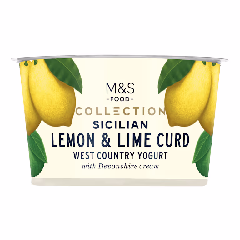 M&S Sicilian Lemon & Lime Curd West Country Yogurt