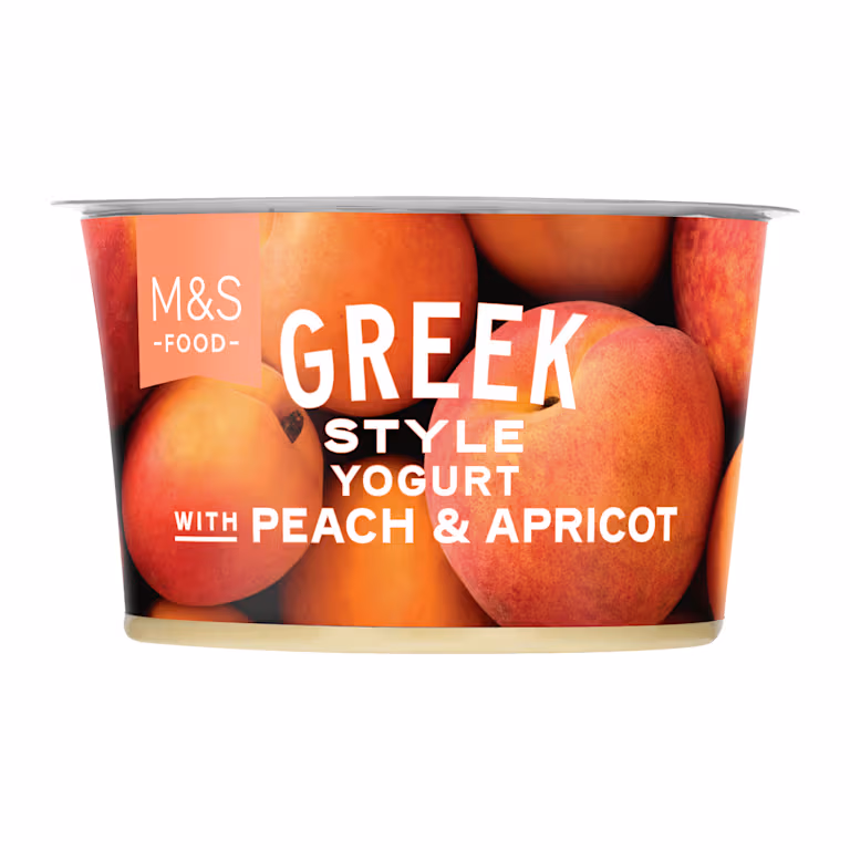 M&S Greek Style Yogurt with Peach & Apricot