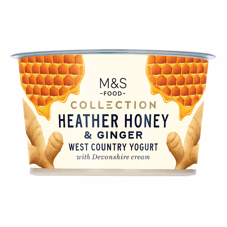 M&S Collection Heather Honey and Ginger West Country Yogurt with Devonshire Cream