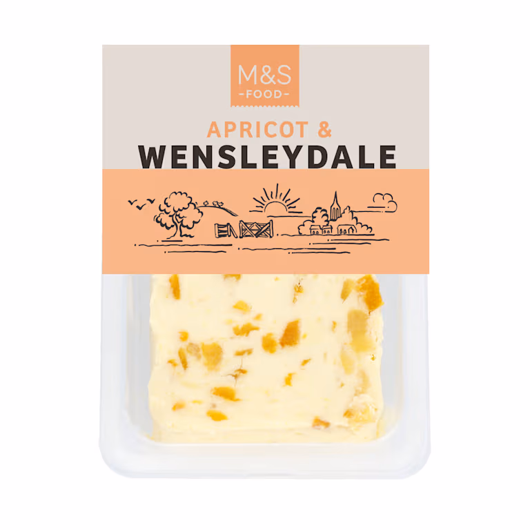 M&S Wensleydale and Apricot Cheese