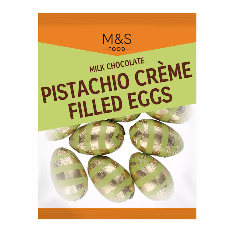 M&S Pistachio Crème Mini Eggs