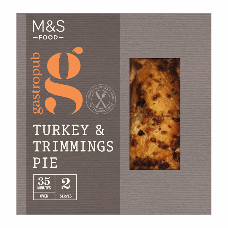 M&S Gastropub Turkey and Trimmings Pie