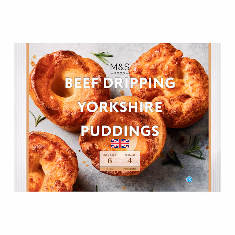 M&S Beef Dripping Yorkshire Puddings