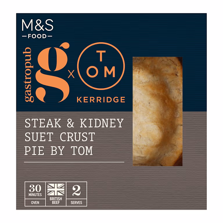 M&S Gastropub Steak and Kidney Suet Crust Pie By Tom