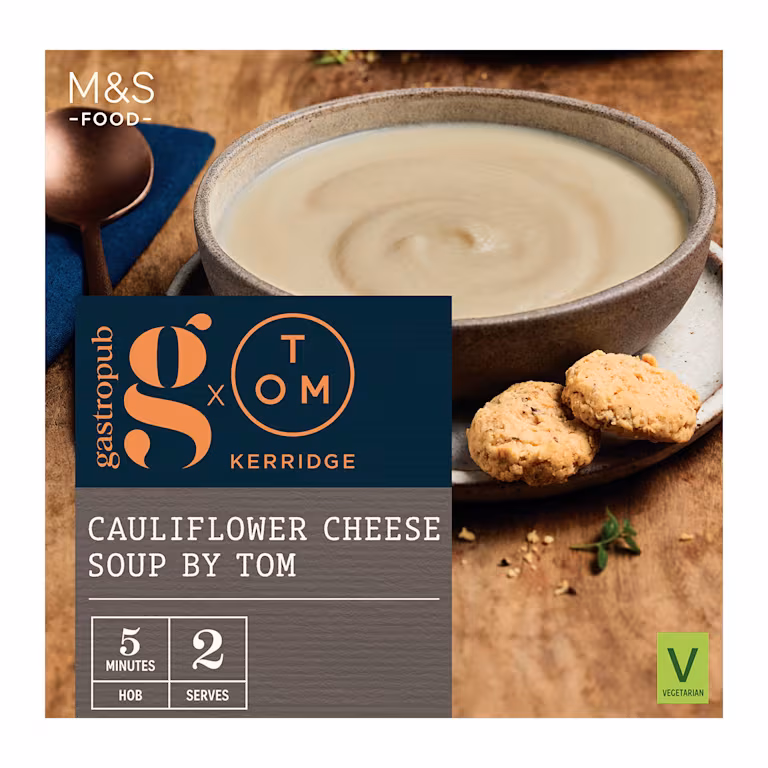 M&S Gastropub Cauliflower Cheese Soup by Tom