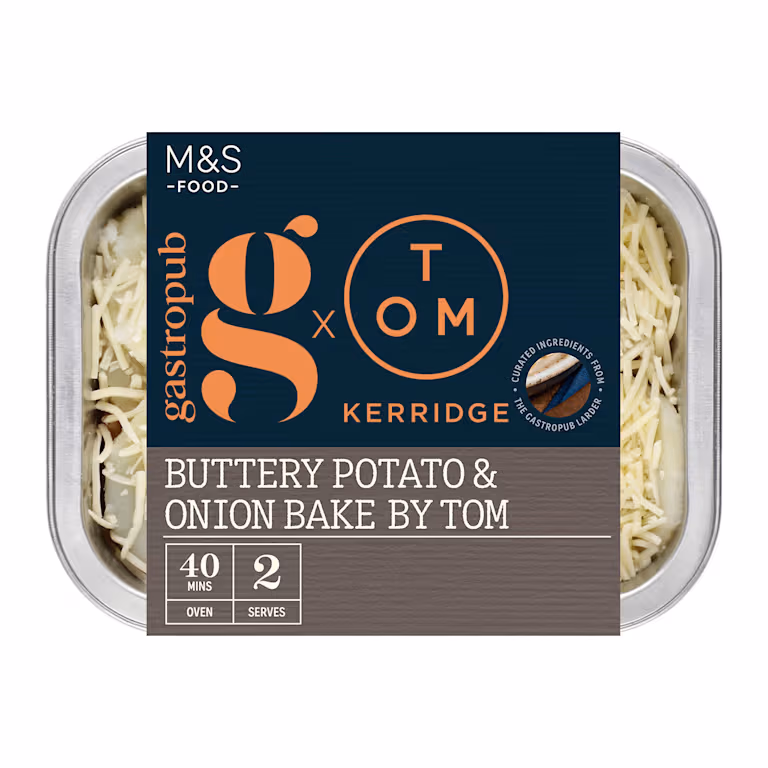 M&S Gastropub Buttery Potato and Onion Bake by Tom