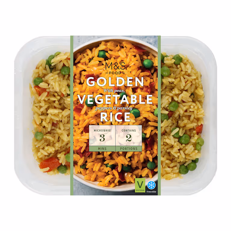 M&S Golden Vegetable Rice