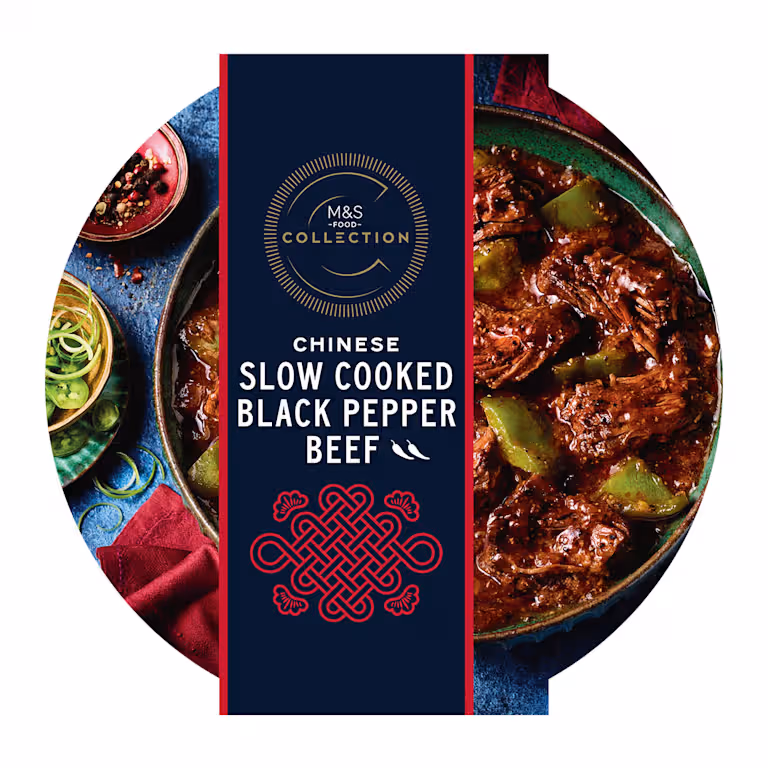 M&S Collection Slow Cooked Black Pepper Beef