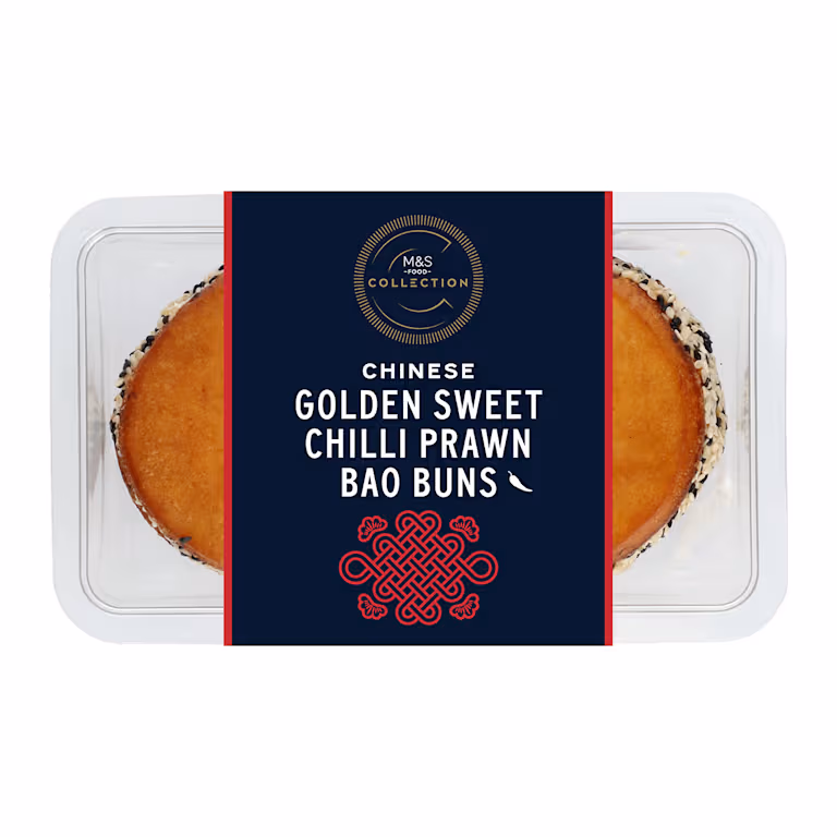 M&S Collection Golden Sweet Chilli Prawn Bao Buns
