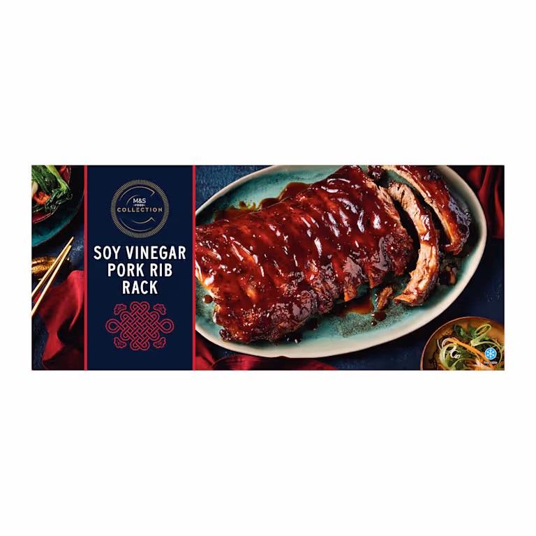 M&S Collection Soy Vinegar Pork Rib Rack