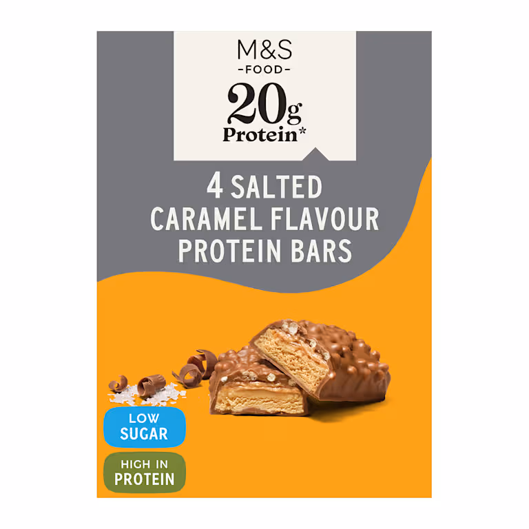 M&S Salted Caramel Flavour Protein Bars