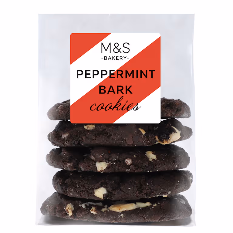 M&S Peppermint Bark Cookies