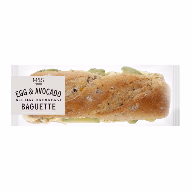 M&S Egg and Avocado All Day Breakfast Baguette