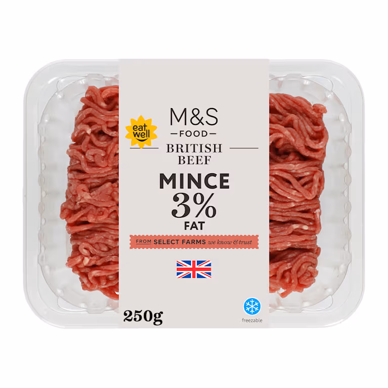 M&S British Beef Mince 3% Fat