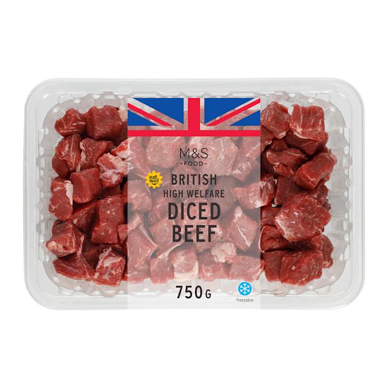 M&S British Diced Beef